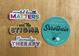 • this is a digital product and there are no particular dimensions defined to any sticker. Mental Health Stickers
