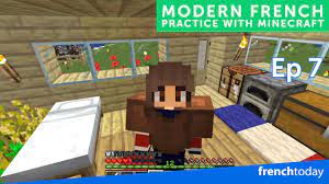 Ce qui fait que de nombreux serveurs existent peuplé de quelques joueurs. Minecraft En Francais Video 6 Ma Maison Subjonctif Youtube