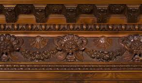 The Monumental Mirror Coming From An Exceptional Furniture Set Realized By Moses Michelangelo Guggenheim For The Palazzo Papadopoli In Venice Italy Overmante Carved Wood Frame Furniture Sets Designs Direct