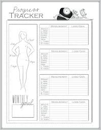 Printable Weight Loss Body Measurement Chart Www