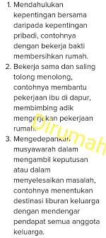 Tuliskan 6 Contoh Kegiatan Yang Mencerminkan Persatuan Dan Kesatuan Di Rumah Dan Di Sekolah Brainly Co Id