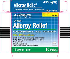 assured allergy relief tablet greenbrier international inc