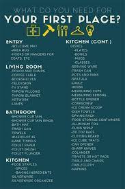 What Do You Actually Need For Your First Apartment Tips Forrent First Apartment Tips Apartment Checklist New Apartment Checklist