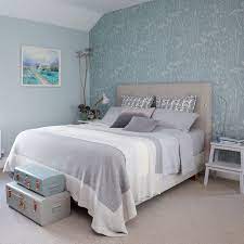 Jun 14, 2019 · this faded blue color keeps the space sophisticated and modern. Be Inspired By This Luxurious And Feminine Bedroom Makeover Blue Bedroom Teal Wallpaper Bedroom Bedroom Makeover
