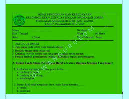 Latihan Soal Ukk Penjas Kelas 2 Sd Mi Semester 2 Tahun 2019 2020