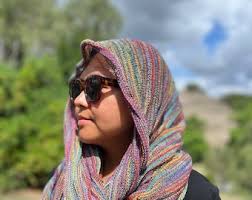 Unisex Natural Woven Cotton Infinity Scarf, Multi Purpose Cotton Scarf,  Himalayan Scarfs, Hippie Scarfs, Wraps, Fall, Christmas Gift