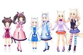 Chocola Vanilla Coconut Kawaii Neko Girl Neko Girl Nendoroid Anime