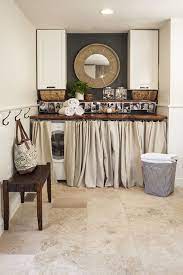 Ten Stylish Laundry Rooms You Can Copy Laundry Room Curtains Vintage Laundry Room Decor Stylish Laundry Room