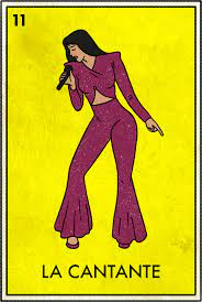 La Cantante Loteria Cards Selena Quintanilla Latino Art