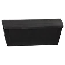 What is a vertical mailbox? D F Pro Df Mailbox Wall Mount Black Plastic P55001 Rona