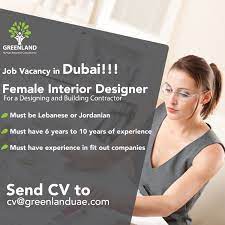 We Are Currently Looking For A Female Interior Designer For A Designing And Building Contractor Company In Dubai Building Contractors Job Opportunities Job