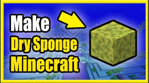 This guide tells you how to craft in minecraft and includes everything from simple tools and weapons to crafting complex mechanisms. How To Make A Sponge In Minecraft Survival Best Recipe Tutorial Youtube