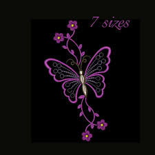 Free machine embroidery designs to download for your creative projects. Butterfly Embroidery Design Stitched By Gretaembroidery On Zibbet
