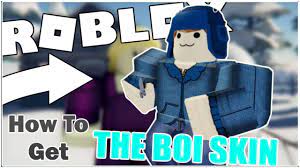 I think i'll probably draw the mechanic next (he'll be a boy dont worry lol). How To Get The The Boi Skin Thumbnail Trailer Skin In Arsenal Roblox Youtube