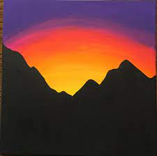 If you enjoy this video please don't forget to like, share, subscribe. Paint A Mountain Sunset For Beginners 10 Steps With Pictures Instructables