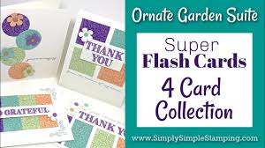 Homemade cards are a great way to show your loved ones that you care. How To Make 4 Homemade Cards With Minimal Cardstock Super Flash Cards Youtube