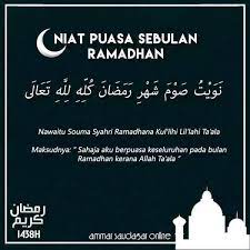 Cara lafaz niat puasa bulan ramadhan. Niat Puasa Sebulan Niat Puasa University Of Kehidupan Facebook