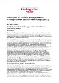 Hallo , ich mache eine weiterbildung . Loris Malaguzzi Grundgedanken Bedeutender Padagogen Und Ihre Aktualitat Fur Die Bildungsarbeit In Der Kita 6