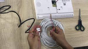 Place the fasteners on top of the connected. Cat6 Extension Cable For 10 Inch Indoor Monitor Youtube