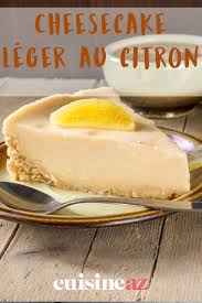 Cheesecake Leger Au Citron Recette Cheesecake Leger Cheesecake Alimentation