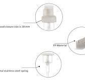 30mm 0.4cc Foam Pump With Comb For Hair Cleaning ...