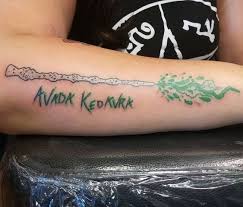 10 Harry Potter Dark Arts Tattoos That Fans Are Definitely Gonna Love Fandomwire Image uploaded by avada kedavra. 10 harry potter dark arts tattoos that