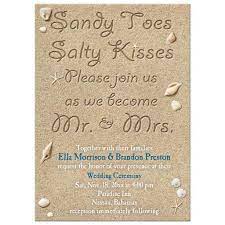 Wedding Invitation Beach Sandy Toes Salty Kisses Beach Wedding Reception Destination Wedding Invitations Beach Wedding Decorations Reception