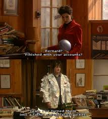 Black Books Showcasing The True Extent Of Procrastination Funny Shows Black Books Dylan Moran