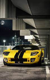 ford gt and a full moon carros auto
