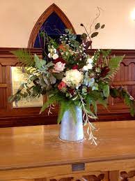Check spelling or type a new query. Wild And Rustic Jug By The Posy Barn Christmas Flower Arrangements Flower Arrangements Winter Floral Arrangements