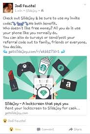 Check Out Slidejoy Make Sure To Use My Invite Code Getslidejoy Com R Ekbbz Id 1 Use Your Phone Like You Normally Do Love Is Free Free Money Picture Quotes