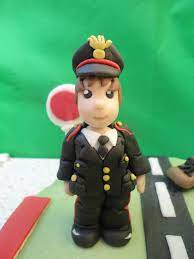 Fondant Police Man Carabiniere Di Pasta Di Zucchero Pasta Di Zucchero Man