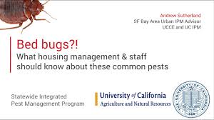 University of california integrated pest management program (contributor). Bed Bug Training For Landlords