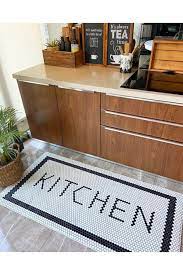 missia home heksagon serisi ekru zemin siyah kitchen yazili hali trendyol 2021 halilar yazilim siyah