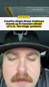 Country singer Bryan Andrews went viral earlier this week for his song  criticizing the Trump admin for his song criticizing the Trump admin, “The  Older I Get.” Now, he’s standing up to fascism in his ...