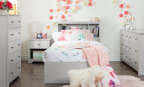 A lot of these rooms are pink because it's the first color associated with girls. Girl Bedroom Ideas The Home Depot