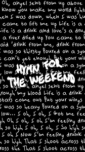 coldplay tumblr coldplay lyrics coldplay wallpaper hymn for the weekend