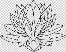 Crystal clusters clipart hand drawn crystal clipart vector | etsy. Drawing Crystal Cluster Nelumbo Nucifera Png Clipart Angle Art Artwork Black And White Circle Free Png