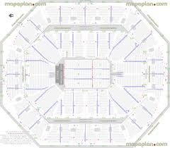 Detailed Seat Row Numbers End Stage Concert Sections Floor Plan Map Arena Lower Upper Level Layout Oakland Oracle Arena Seat Seating Plan Seating Charts Layout