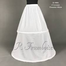 Il est adapté aux robes longues et plutôt droites. Jupon De Robe Mariage 2 Cerceaux Elastique Neuf Ebay