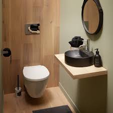 Un Wc Suspendu Pour Optimiser L Espace Leroy Merlin En 2020 Lave Main Wc Deco Toilettes Amenagement Toilettes