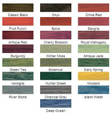 Minwax Solid Color Stain Chart In 2019 Wood Stain Colors