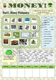 Money Fun Vocabulary Set With Keys Esl Worksheet By Svetamarik Svetlana Vocabulary Reading Comprehension Lessons English Writing Skills