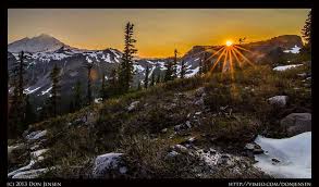 Sun Sets On The Back Of Table Mountain As Mount Baker Watches Peacefully Artist Point Wa Photo Credit Donal Artist Point Outdoors Adventure Table Mountain