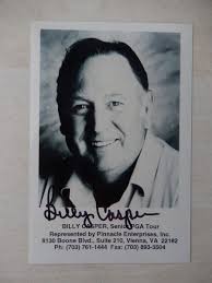 Billy Casper Autographed 4" X 6" Photograph with COA Sticker