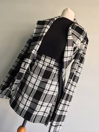 Black And White Plaid Skirt And Jacket Set Pin On S T I L O