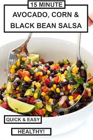 Black Bean And Corn Salsa Recipe Easy Easy Black Bean And Corn Salsa Recipe Chef Savvy Recipe In 2020 Healthy Snacks Recipes Recipes Healthy Comfort Food