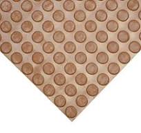 Thermoplastic Rubber Coin-Grip Flooring (Brown)