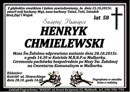 Henryk chmielewski jeszcze nie ma biografii na filmwebie, możesz być pierwszym który ją doda! Zmarl Henryk Chmielewski Zyl 58 Lat Tvregionalna24 Pl