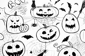 Thème de la photo : Concept Noir Et Blanc De Halloween Illustration Stock Illustration Du Ghost Automne 124619970